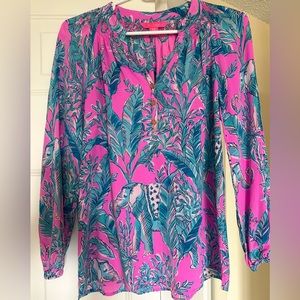 Lilly Pulitzer Elsa Silk Top